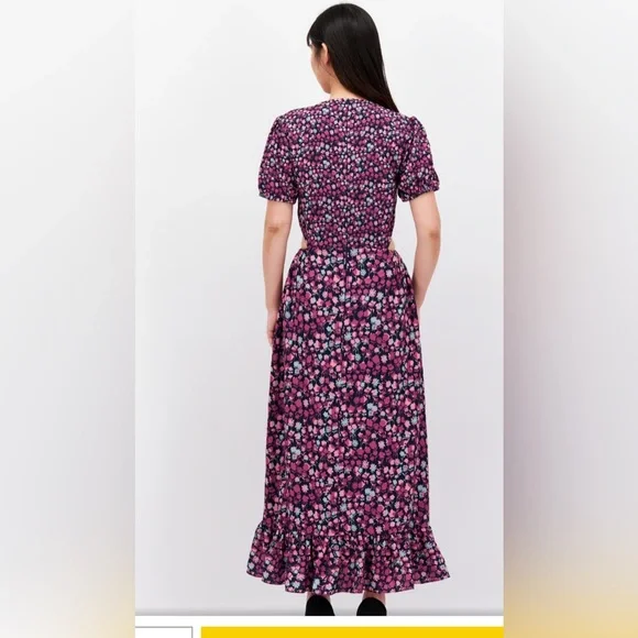 French Connection Bethany Verona Cut Out Dress Size 10 - Picture 3 of 8